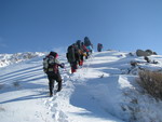 Winter Climbing to Chimgan Peak